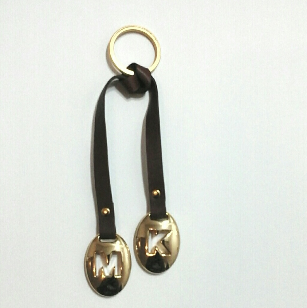 Michael  Kors Leather  Keychain